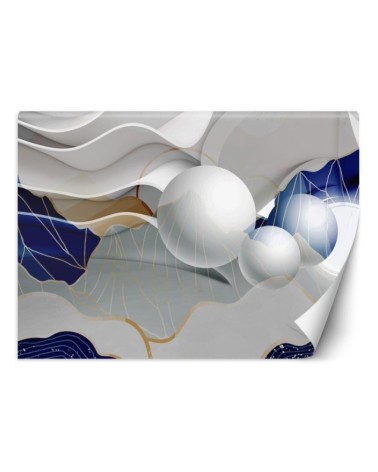 3D modern Wallpapers - 3D abstract waves and spheres | FEEBY