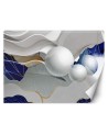 Fototapety nowoczesne 3D - Abstrakcja 3D fale i kule | FEEBY