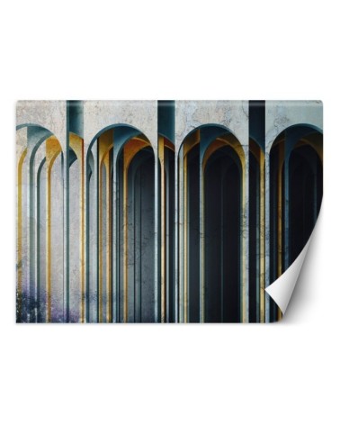 Ekskluzywne fototapety - Kolumny 3D abstrakcja | FEEBY