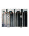 Fototapeta na ścianę - Kolumny 3D abstrakcja | FEEBY