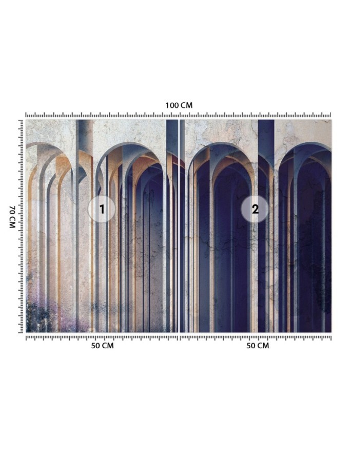 Nowowczesne fototapety - Kolumny 3D abstrakcja | FEEBY
