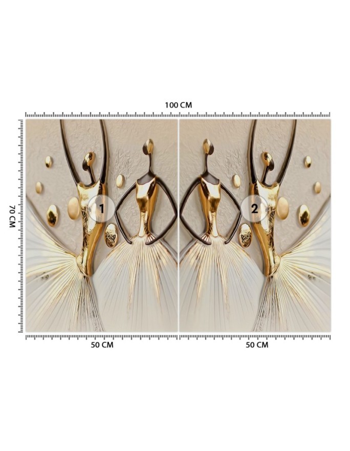 Inspirujące fototapety - Sylwetki kobiety taniec | FEEBY