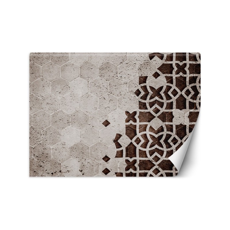 Oryginalne fototapety - Brąz Geometria Mandala | FEEBY