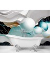 Fototapety 3D trójwymiarowy efekt - Abstrakcja z kulami 3D | FEEBY
