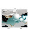 Fototapety 3D trójwymiarowy efekt - Abstrakcja z kulami 3D | FEEBY