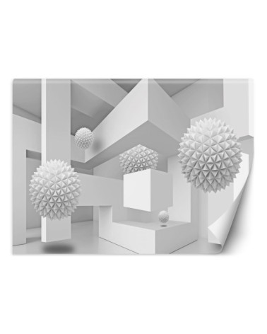3D wall murals - Geometric abstraction 3D | FEEBY