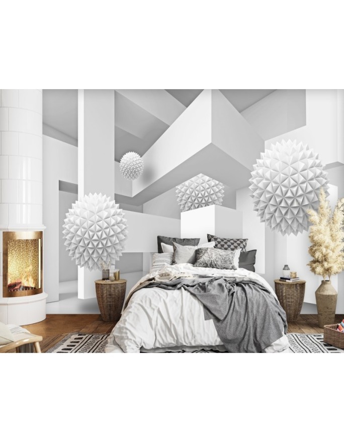 Fototapety na ścianę 3D - Geometryczna abstrakcja 3D | FEEBY