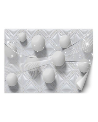 Depth effect wall murals - Balls texture 3D | FEEBY