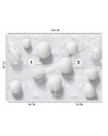 Fototapety z efektem głębi - Kule tekstura 3D | FEEBY