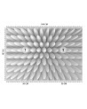 Fototapeta z efektem głębi - Abstrakcja kolce tekstura 3D | FEEBY