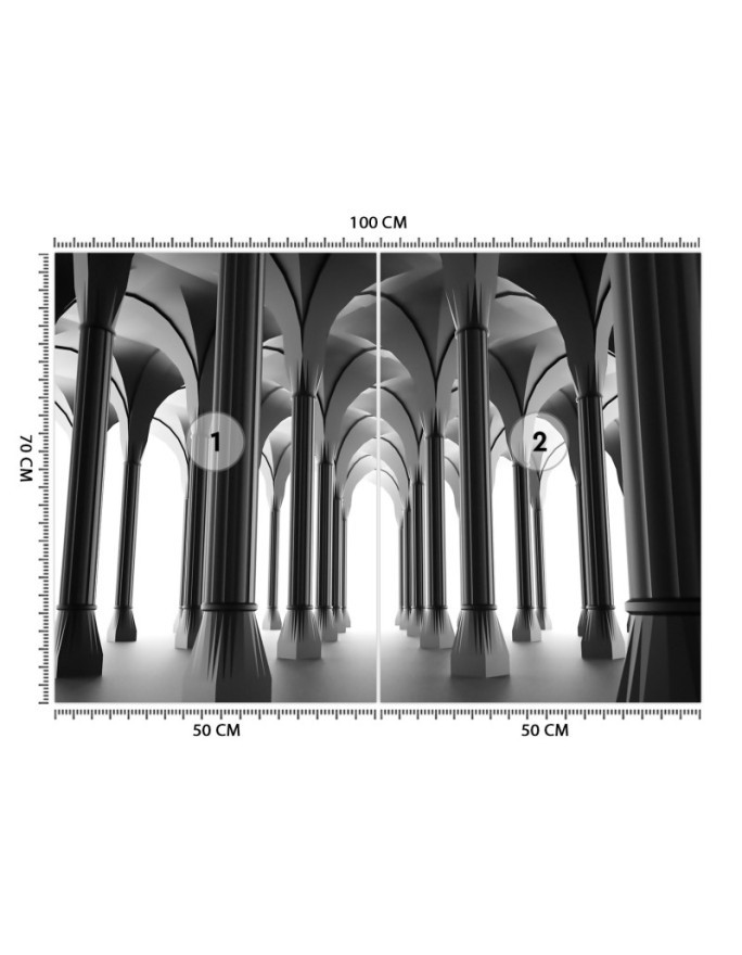 Oryginalne fototapety na ścianę - Majestatyczne kolumny | FEEBY
