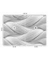 Nowoczesne fototapety 3D - Fale abstrakcyjne 3D | FEEBY
