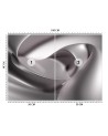 Fototapety z efektem głębi - Pofalowana forma 3D | FEEBY