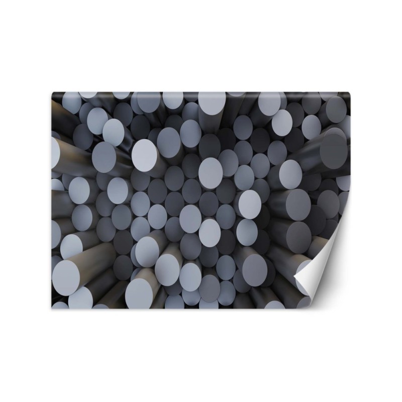 Nowoczesne fototapety 3D - Abstrakcyjne walce 3D | FEEBY
