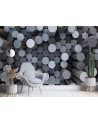 Nowoczesne fototapety 3D - Abstrakcyjne walce 3D | FEEBY
