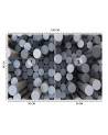 Nowoczesne fototapety 3D - Abstrakcyjne walce 3D | FEEBY