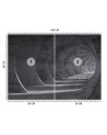 Fototapety z efektem głębi - Tunel szary 3D | FEEBY