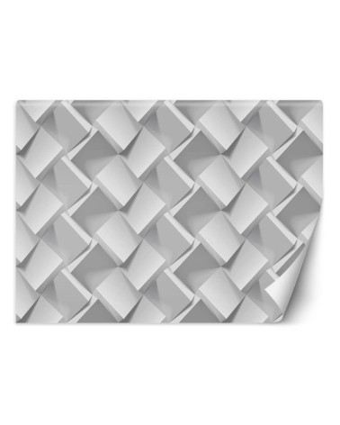 Fototapety tekstury 3D - Szara Iluzja 3D | FEEBY