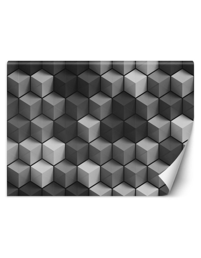 Fototapety z efektem głębi - Abstrakcyjne sześciany 3D | FEEBY