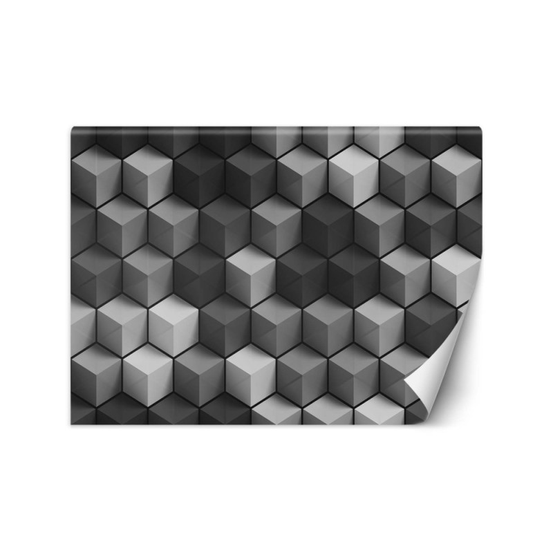 Fototapety z efektem głębi - Abstrakcyjne sześciany 3D | FEEBY