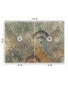 Nowoczesne fototapety - Szary Wachlarz Beton | FEEBY
