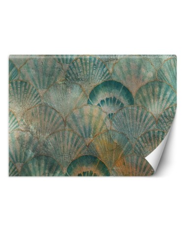 Exclusive Wallpapers - Turquoise concrete fans | FEEBY