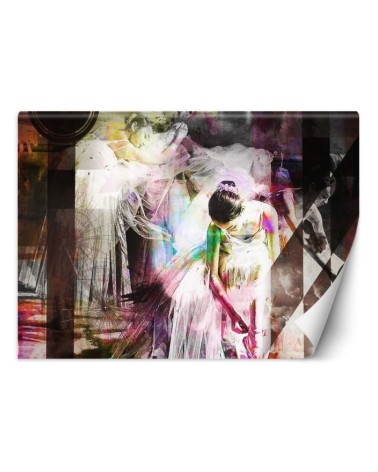 Inspirational wall murals - Ballerinas abstract | FEEBY