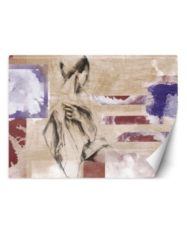 Unique wall murals - Woman abstract boho | FEEBY