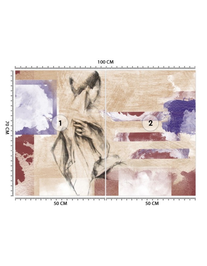 Unikalne fototapety - Kobieta abstrakcja boho | FEEBY