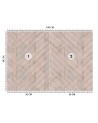 Stylowe fototapety - Geometryczny wzór | FEEBY