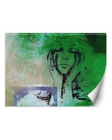 Beautiful wall murals - Wrapped hands woman abstract | FEEBY