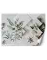 Inspirujące fototapety - Zielone liście 3D | FEEBY
