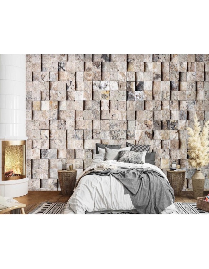 Texture Wallpapers - Light stone wall | FEEBY