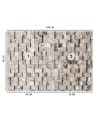 Fototapety tekstury - Ściana z jasnego kamienia | FEEBY