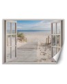 Modern Wallpapers - Window view sea beach sand | FEEBY