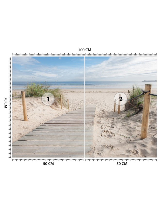 Oryginalne fototapety - Droga na plażę krajobraz | FEEBY