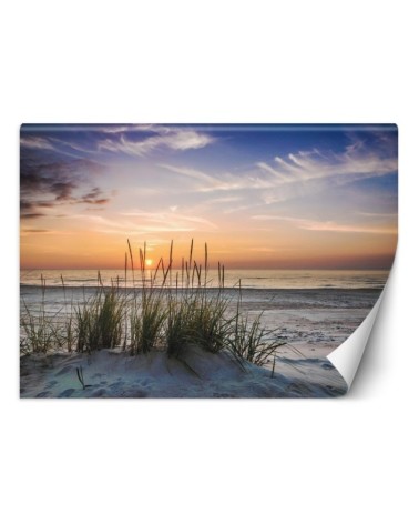 Wallpaper for living room or bedroom - Sunset on the beach | FEEBY