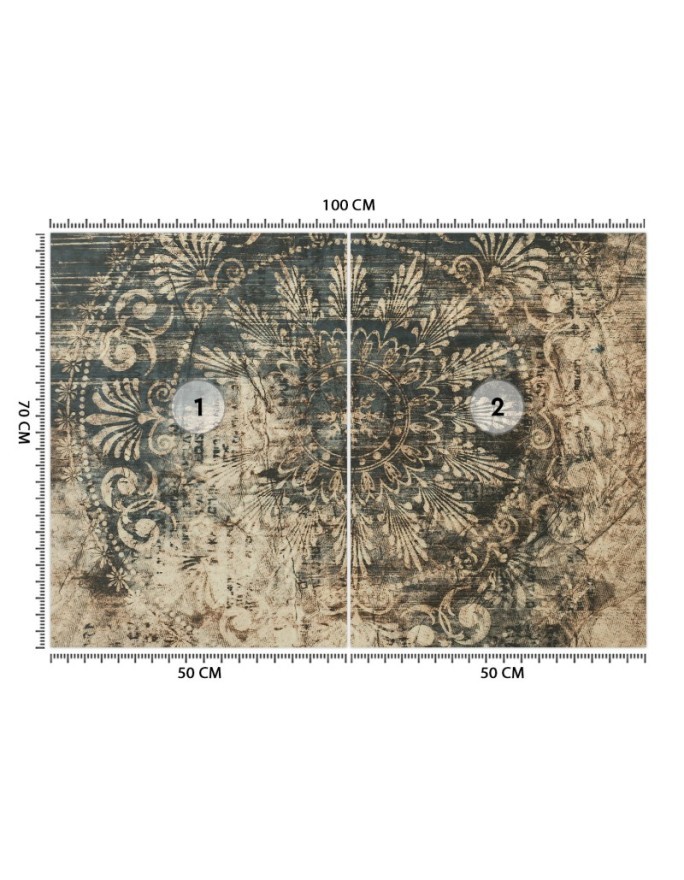 Nowoczesne fototapety - Ornament mandala vintage | FEEBY