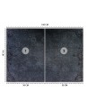 Piękne fototapety - Niebieska mandala abstrakcja | FEEBY