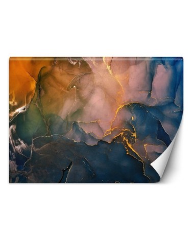 Living room Wallpaper - Colourful abstract | FEEBY