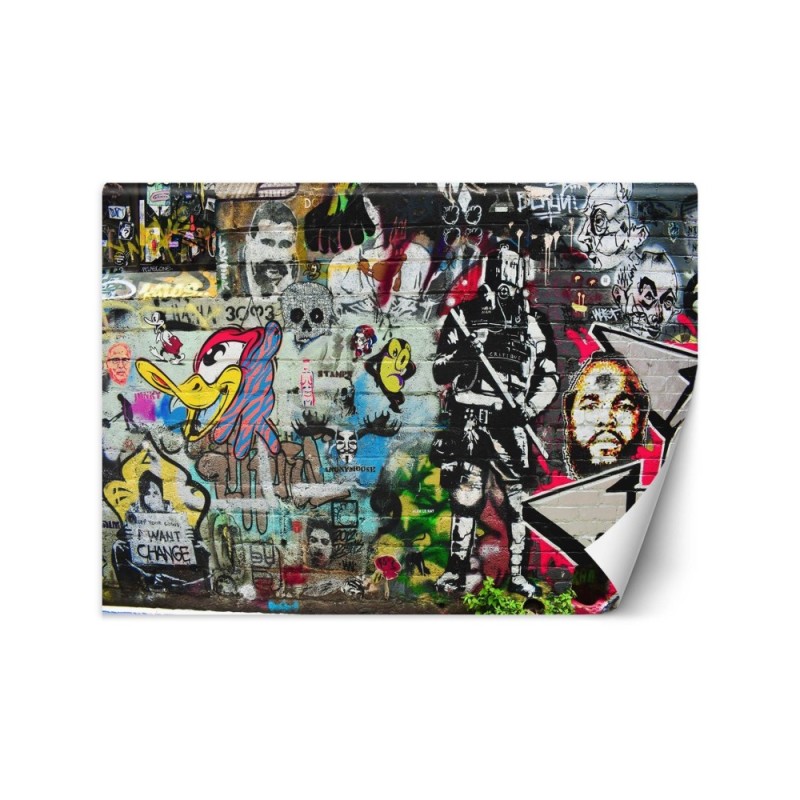 Nowoczesne fototapety - Graffiti kolorowy street art | FEEBY