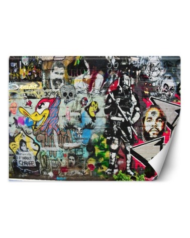 Nowoczesne fototapety - Graffiti kolorowy street art | FEEBY