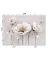 3D wall murals - Abstract flowers 3D | FEEBY
