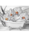Nowoczesna fototapeta na ścianę - Abstrakcja orchidea | FEEBY