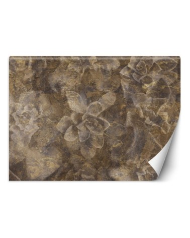 Original wall murals - Flowers in gold | FEEBY