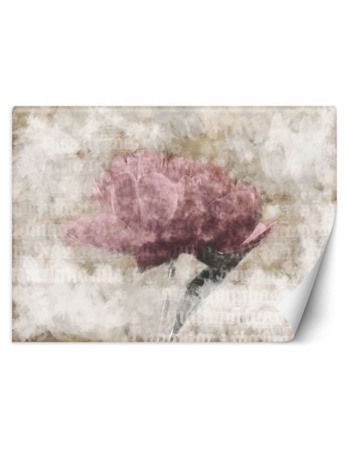 Piękne fototapety - Abstrakcyjne kwiaty w pastelach | FEEBY