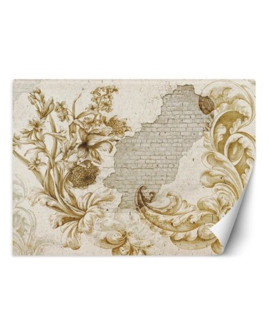 Stylish wall murals - Fresco plaster plants | FEEBY