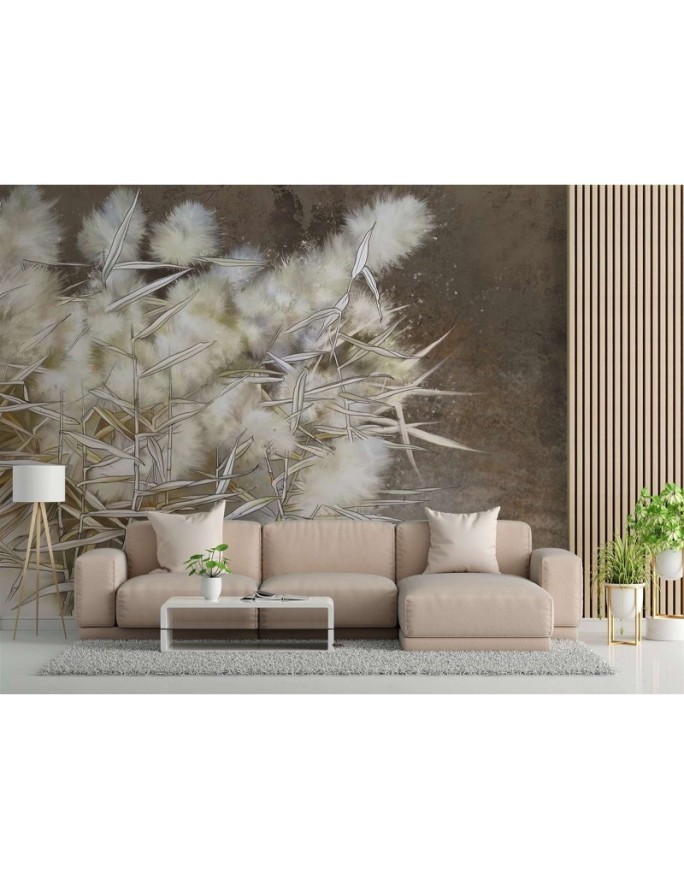 Unikalne fototapety - Trawa pampasowa boho | FEEBY