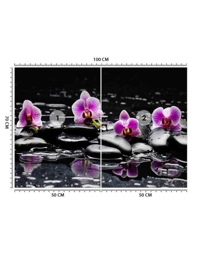 Piękne fototapety - Domek nad górskim jeziorem | FEEBY