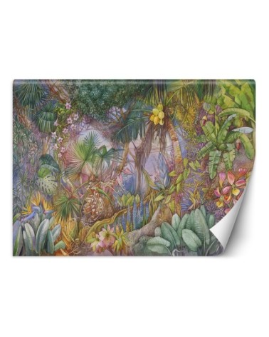 Modern Wallpaper - Colourful jungle | FEEBY